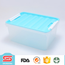 Multipurpose clear pp plastic large waterproof storage box for wholesale
